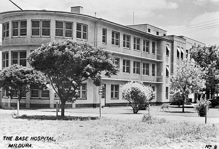 THE BASE HOSPITAL. MILDURA.