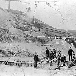 Negative - Black Hill, Ballarat, Victoria, pre 1900
