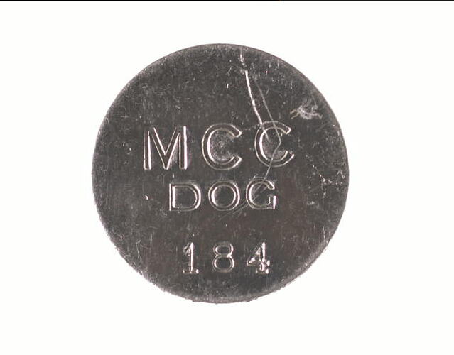 Dog Tag - M.C.C.