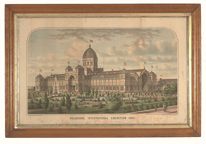 Framed Print - Melbourne International Exhibition 1880