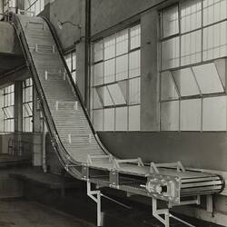 Photograph - Schumacher Mill Furnishing Works, 'Ice Elevating Conveyor', Port Melbourne, Victoria, 1935-1939