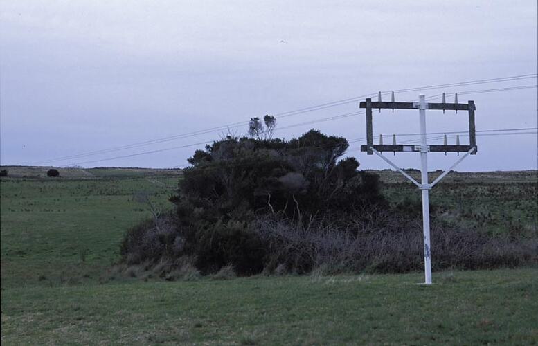 MM 028514 Receive feeder lines. Melbourne Coastal Radio Station, Cape Schanck, Victoria
