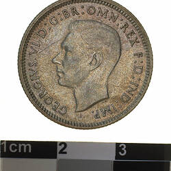 Coin - 1 Shilling, Australia, 1943