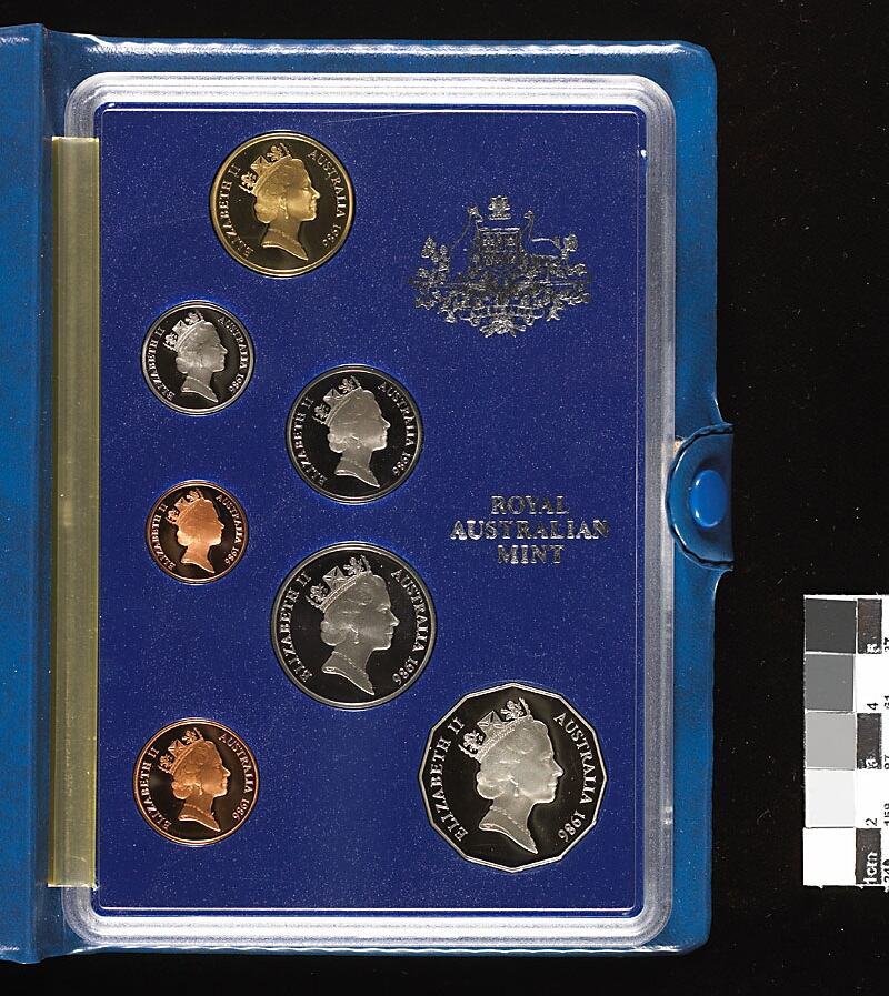 Proof Coin Set Uncirculated Australia 1986