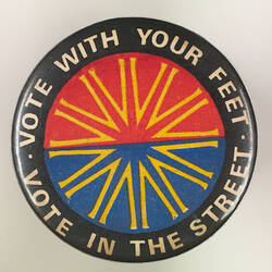 Badge - Vote in the Street, 1970-1971