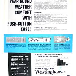 Publicity Leaflet - Westinghouse Air Conditioners