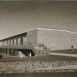 Photograph - Kodak Australasia Pty Ltd, Exterior View of Amenities Building 9, Kodak Factory, Coburg, circa 1965