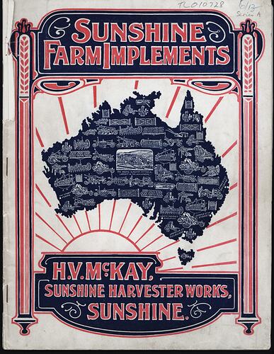 Trade Literature - Hugh V. McKay, Sunshine Farm Implements, circa 1915