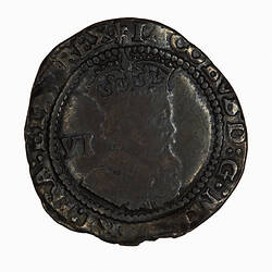 Coin - Sixpence, James I, England, Great Britain, 1624