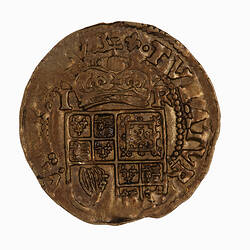 Coin - Halfcrown, James I, Great Britain, 1604-1605 (Reverse)