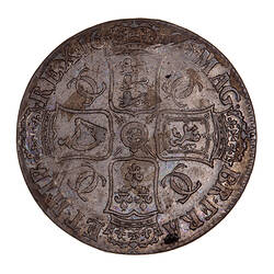 Coin - Crown, Charles II, Great Britain, 1666 (Reverse)