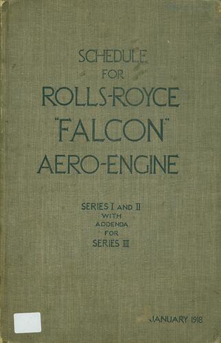 Rolls-Royce Falcon Engine