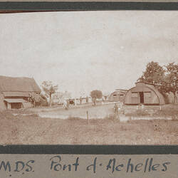 Photograph - Main Dressing Station, 'Pont d'Achelles', France, Sergeant John Lord, World War I, 1916-1917