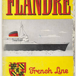 Booklet - Compagnie Generale Transatlantique - Deck Plans "Flandre" First Class