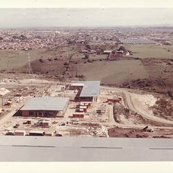 Photograph - Kodak Australasia Pty Ltd, Aerial View of the Construction of Kodak factory, Coburg, 1961