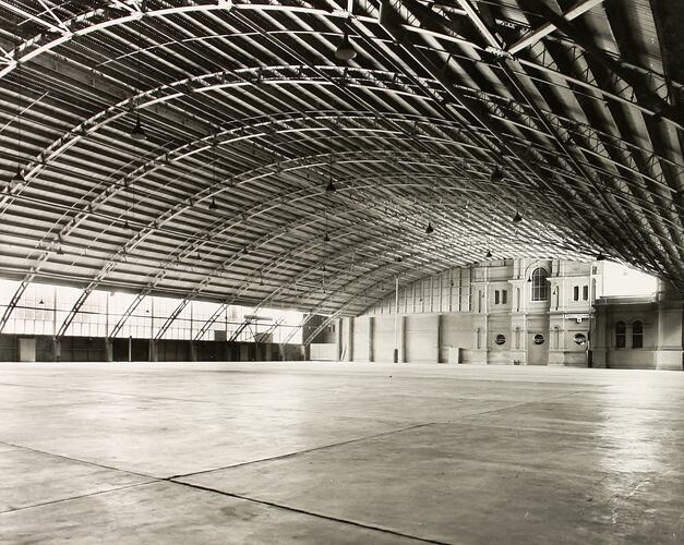 Photograph - Interior of Stadium Annexe, Exhibition Building, Melbourne, circa 1972