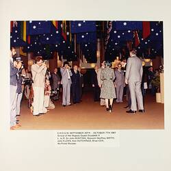Photograph - Commonwealth Heads of Government Meeting, Visit by Queen Elizabeth II, Royal Exhibition Building, Melbourne, 30 Sep-7 Oct 1981