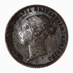 Proof Coin - Sixpence, Queen Victoria, Great Britain, 1879 (Obverse)