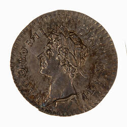 Coin - Penny, James II, Great Britain, 1687 (Obverse)