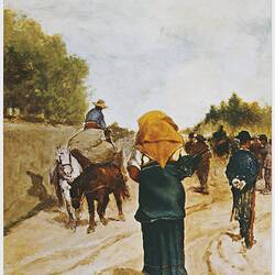 Postcard - Busy Street