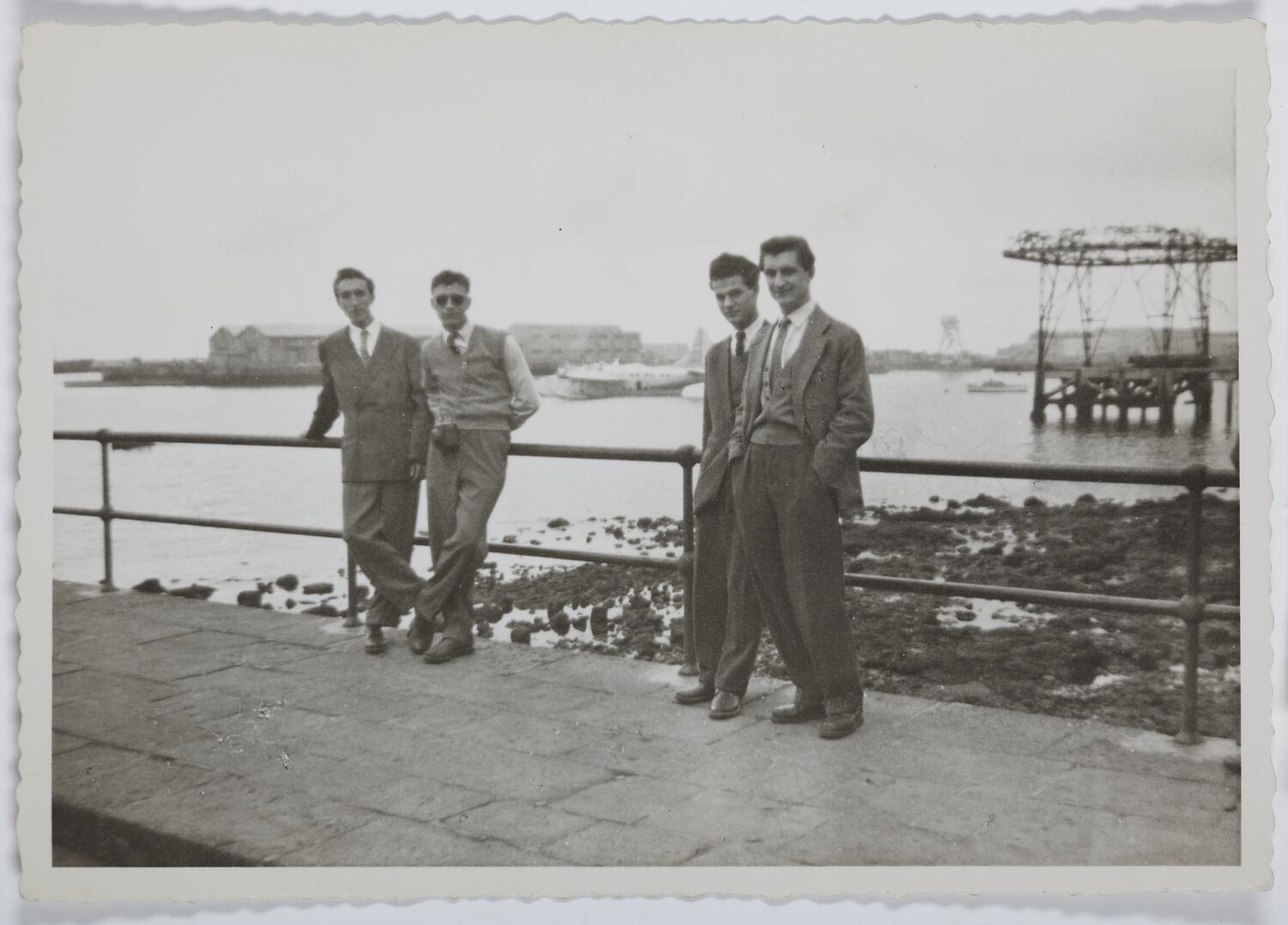 Photograph - Julius Toth with Friends, Cape-Town, South Africa, 1957