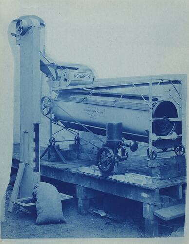 Photograph - Schumacher Mill Furnishing Works, Seed Grading Machine, Port Melbourne, Victoria, circa 1940s