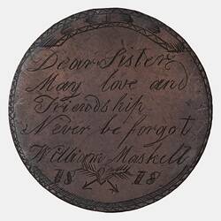 Love Token - William Maskell, England, Great Britain, 1818