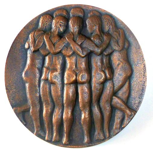 Medal - 'World Co-operation II', Michael Meszaros, Rome,1969