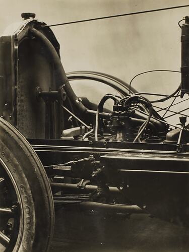 Photograph - Crankless Engines (Australia) Pty Ltd, Petrol Engine in Buick Motor Car, Fitzroy, Victoria, 1921