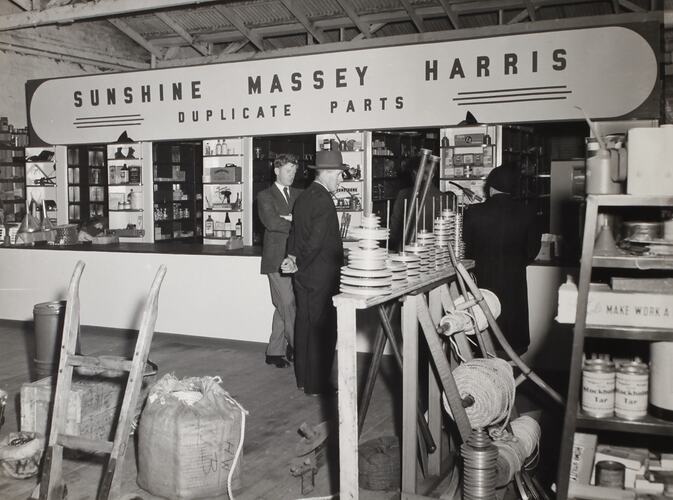 Photograph - H. V. McKay Massey Harris, Duplicate Parts Depot, Victoria, Nov 1952