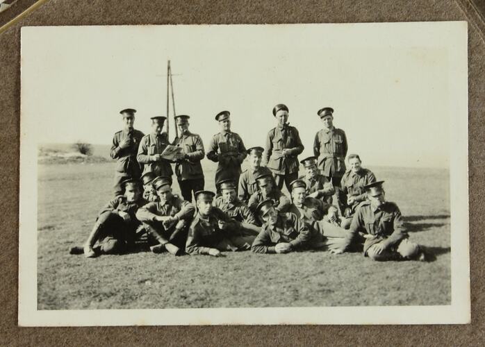 Photograph - Group Of Servicemen, Driver Cyril Rose, World War I, 1916-1919