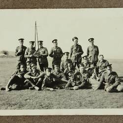 Photograph - Group Of Servicemen, Driver Cyril Rose, World War I, 1916-1919