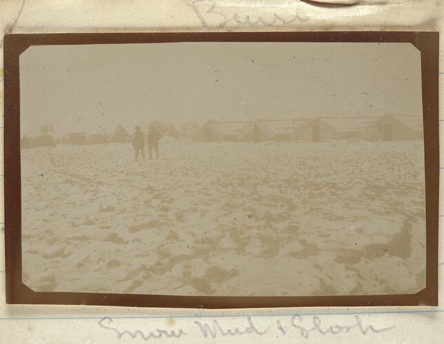 Snow, Mud & Slosh, Somme, France, Sergeant John Lord, World War I, 1917