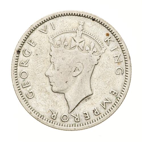 Coin - 1 Shilling, Fiji, 1941