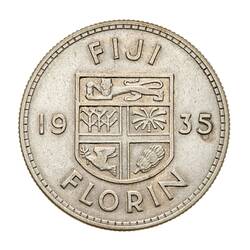 Coin - Florin (2 Shillings), Fiji, 1935