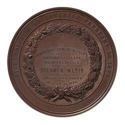 Medal - Congressional Medal, Captain Jared S. Crandall & Others, United States of America, 1873