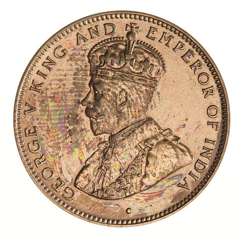 Proof Coin - 2 Cents, Mauritius, 1911