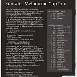 Booklet - Racing Victoria, Phar Lap 75th Anniversary