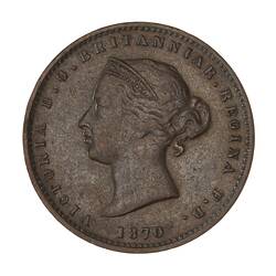 Coin - 1/26 Shilling, Jersey, Channel Islands, 1870