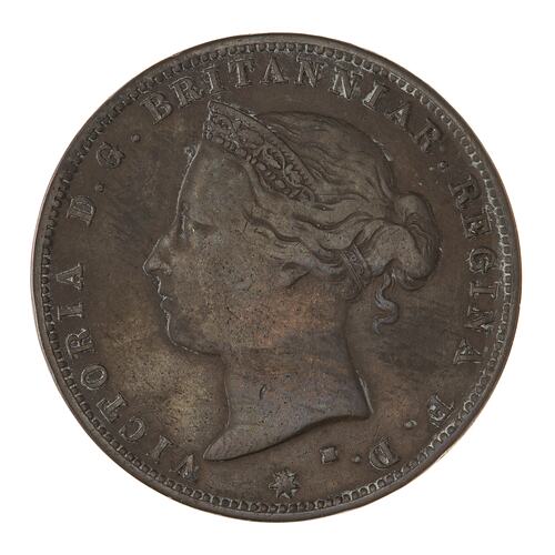 Coin - 1/24 Shilling, Jersey, Channel Islands, 1877