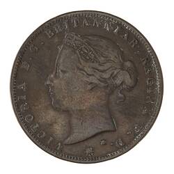 Coin - 1/24 Shilling, Jersey, Channel Islands, 1877