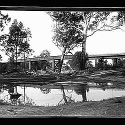 Glass Negative - Bridge, by A.J. Campbell, Australia, 1894