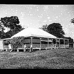 Glass Negative - House, by A.J. Campbell, Cardwell, Queensland, circa 1900
