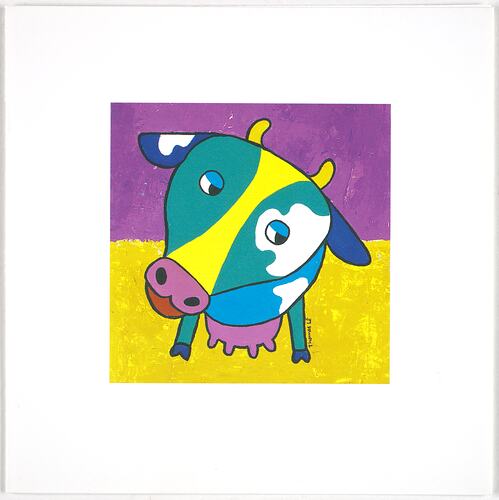 Greeting Card - Cow, Thomas Le for Austcare, 1996