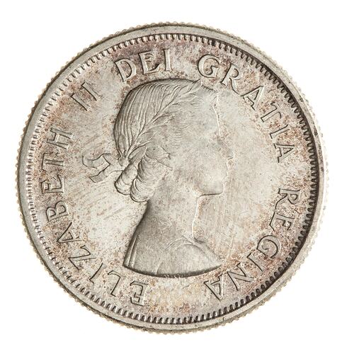 Coin - 25 Cents, Canada, 1957