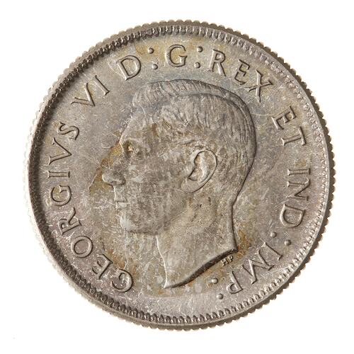 Coin - 25 Cents, Canada, 1937