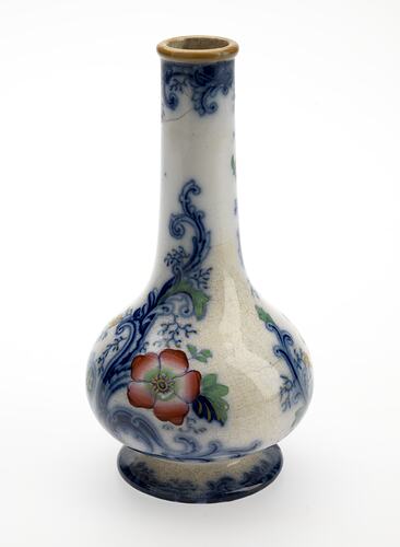 Vase - Floral Transfer Print, Europe, circa 1880