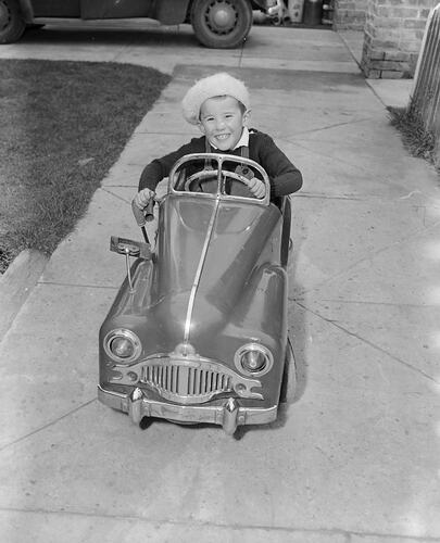Child With Toy Car, Melbourne, Victoria, 1950-1960