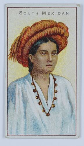 Card - National Costume, South Mexican Female, circa 1900