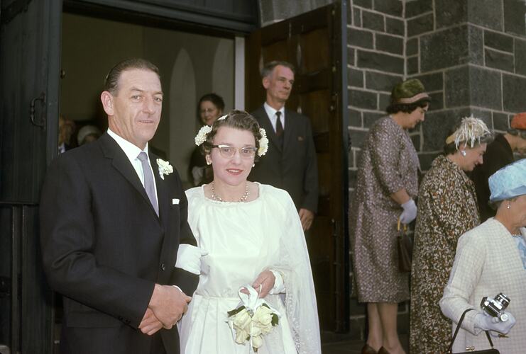 Ian Black & Hope Macpherson on Their Wedding Day, Victoria, 2 Apr 1965